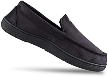Dickies Men's Venetian Slipper, Black Microsuede, Large | Image 5