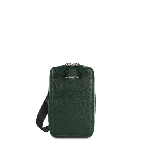 Bolso unisex Lancaster Delphino Lukas color Vertfonce para hombre y mujer