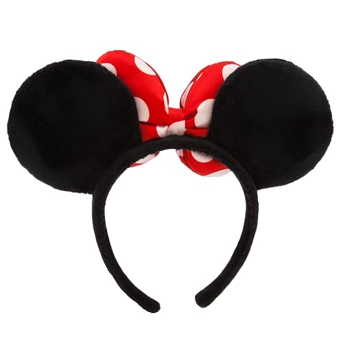 Disney Store Bandeau Oreilles Classiques de Minnie pour Adultes, Accessoire Unisexe avec Nœud à Pois – vue 6