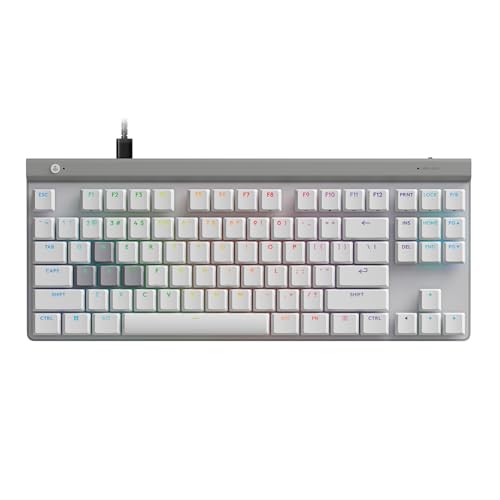 Logitech G515 Rapid TKL ���[�v���t�@�C�� �L���Q�[�~���O�L�[�{�[�h ���S�J�X�^�}�C�Y�\ �A�i���O���[�v���t�@�C���X�C�b�`���� ���s�b�h�g���K�[ �E���g���X���� USB-A�|�[�g�p �z���C�g