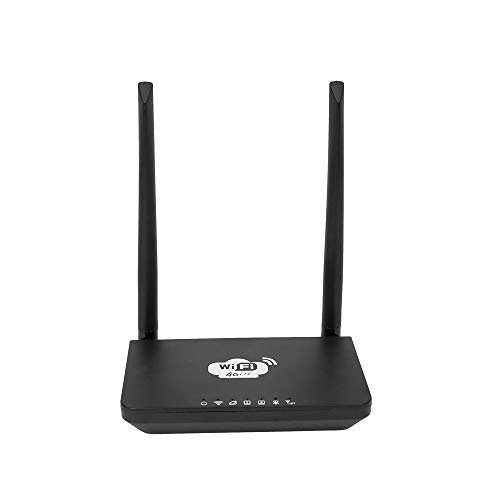 Entweg 4G LTE 300Mbps Wi-Fi móvil Enrutador MiFi móvil Punto de acceso portátil con ranura para tarjeta SIM Enchufe negro de la UE (ranura para tarjeta M Enchufe americano negro ((versión para Europa)