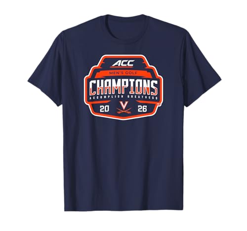 Virginia Cavaliers Acc Champs 2026 Men's Golf T-Shirt