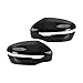 Rearview Mirror Covers 1 Pair Gloss Black ABS Side Door Wing Rearview Mirror Cover Trim Cap Compatible FOR For Nissan Navara NP300 D23 2014-2017 2018 2019 2020