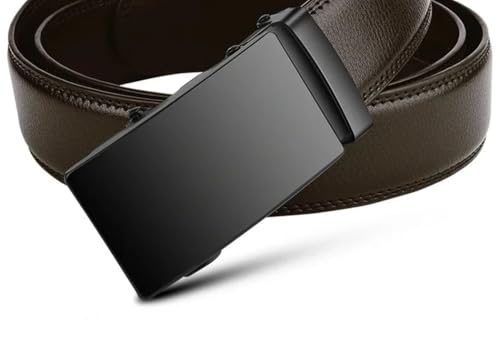 Men Classic Cowhide Leather Belt with Alloy Buckle for Daily Pants4