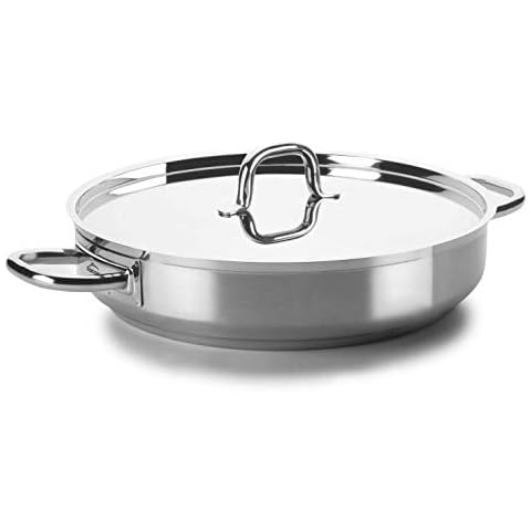 LACOR Chef-Luxe 54636 Paella-Pfanne mit Deckel Cover