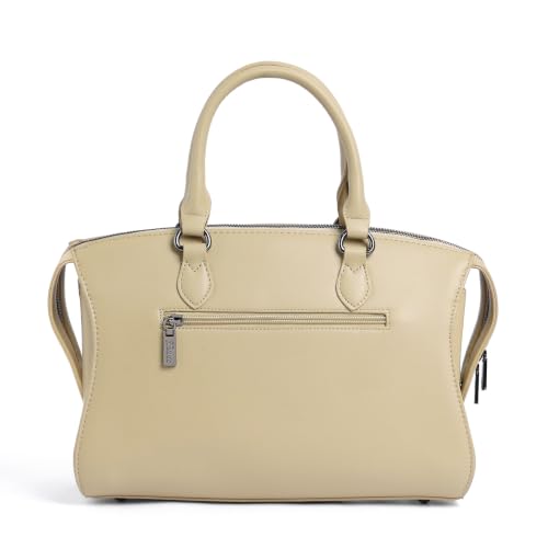 Image of EXOTIC Premium Celeste Tubular Handle Satchel Handbag for Women with Detachable & Adjustable Sling Strap | Spacious Structured Shoulder Bag | Spacious Structured