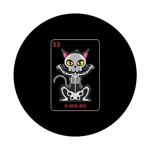 El Gato Loco PopSockets Swappable PopGrip, Black - Image 3
