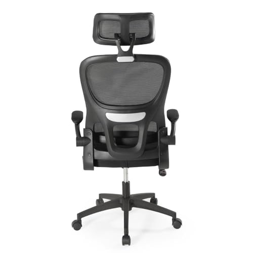 Cadeira de Escritório Giratória Executiva Atenas com Regulagem de Altura - Preto