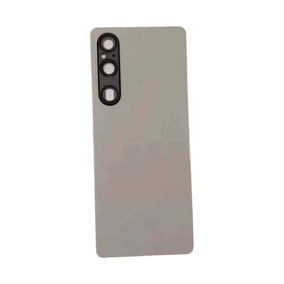 Coque arrière pour Sony Xperia 1 V : pièce de rechange YOOOKOOO Argent Platine