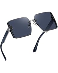Silver Frame Blue Lens