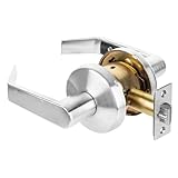 Dynasty Hardware Storeroom Door Lock Keyed Lever Lockset, ADA Compliant, Light Duty Locking Handle for Storage...