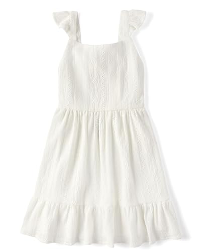 The Children's Place,Short Sleeve Fashion Skater Dress,Pink Glow