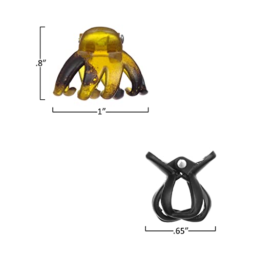 Pinzas Mini Octopus Pack 24 Piezas Colores Claros y Oscuros miniatura 5