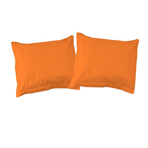 SoulBedroom Arancione 100% Cotone Coppia di federe...