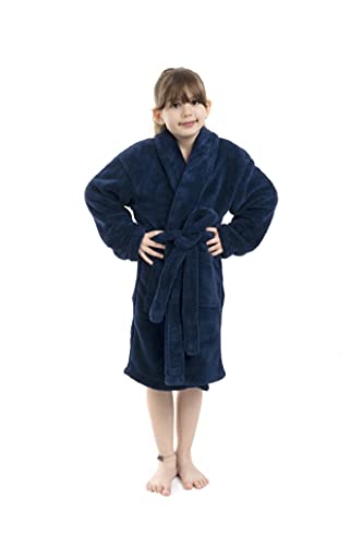 Bare Cotton Kids Microfiber Fleece Shawl Robe (Girls)
