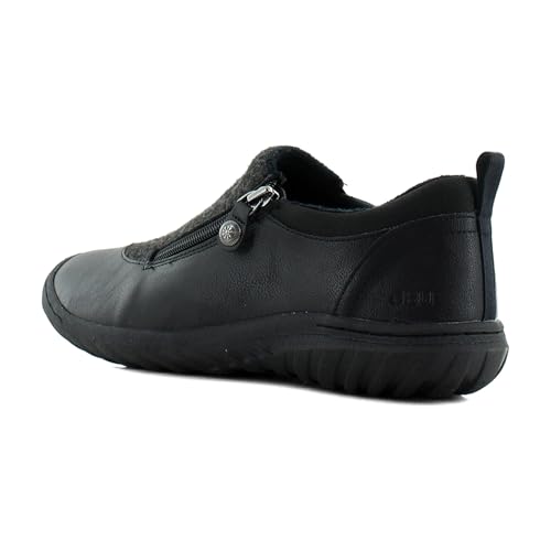 Image of JBU Women's Elodie Comfortable Casual Flexible Arch Support APMA Accepted Side-Zip Walking Flat