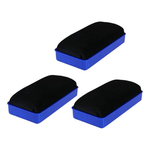 HYTROVE フランネル黒板消しチョークボード消し ポータブルクリーニングブラシ ホワイトボード ガラス黒板対応 学校 オフィス用品 3個セット