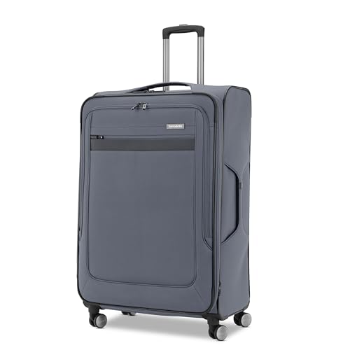 Image of Samsonite Ascella 3.0 Lightweight Softside Luggage Spinner Collection, State /Black, 3-Piece Set (Carry on /Medium /Large), Ascella 3.0 Softside Expandable Luggage With Spinner Wheels