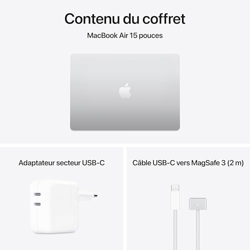 Macbook Air 15 3'' M4 / mw1j3fna Apple - vue 8