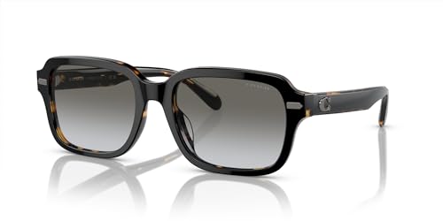 Image of Coach mens Hc8388u Universal Fit Square Sunglasses