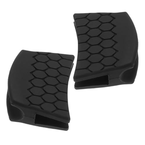 Beatifufu Protector de Mango para Olla de Silicona Antideslizante Funda de Agarre Térmico Resistente al Calor de Unidades Negras para Sartenes y Cacerolas