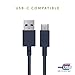 Native Union Key Cable USB-C to USB-A - Ultra-Strong Charging Cable with Key Fob Compatible with Samsung Galaxy Z Fold4, Z Flip4 / S22 Ultra, Google Pixel 7 Pro, iPad Pro, iPad Air 5, Mini 6 (Marine)