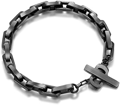 CDE Bracciale Uomo, Bracciale Donna in Acciaio Inossidabile, Braccial Coppia Regalo Gioielli per Moglie Fidanzata, Regalo di Amicizia/Marito Fidanzato, Aniversario/Compleanno/San Valentin/Natale