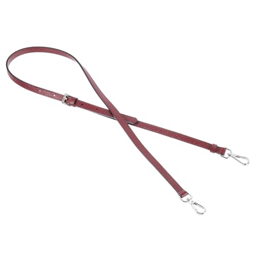 Sangle de sac en cuir véritable rouge vin de qualité supérieure pour vos sacs