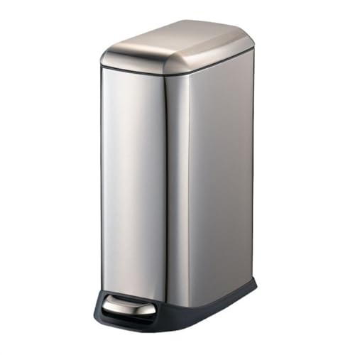 Caneca de basura slim 12/20 litros acero inoxidable con tapa miniatura 1