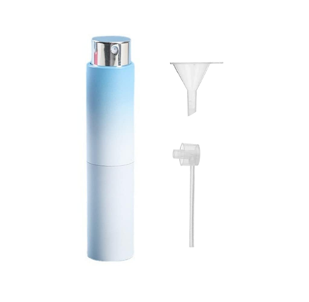 Toiqux Gradient Blue Mini Travel Perfume Refillable Bottle Spray Empty Atomizer with Perfume Extractor Pump,Funnel (1)-image-40