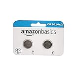 Amazon Basics 2 Pack CR2016 3 Volt Lithium Coin Cell Battery