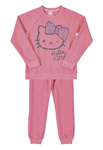 Conjunto Infantil Casaco E Calça Hello Kitty