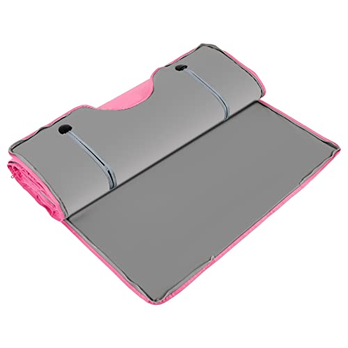 Manta de sauna por infrarrojos 35-80 ℃ sauna de infrarrojos lejanos, saco de sauna, moldeador corporal, manta de masaje con mando a distancia, manta de sauna portátil rosa para el hogar, salón de