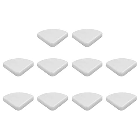 10pcs/Pack Corner Protector, Baby Proofing Corner Guards for Baby Safety, Silicone Table Corner Guard, Baby Safety Furniture Corner Protector Adhesive Soft Corner Guard(White) Cover