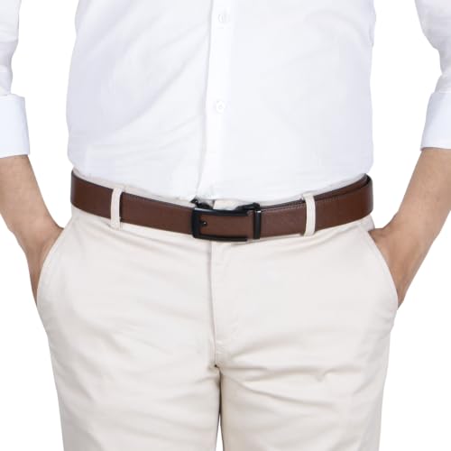 Image of Labnoft Men's PU Leather Auto-lock Belt