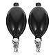 Sphygmomanometer Bulb Blutdruck Birne Ersatz 2 Stücke Manuall Nflationsblutdruck Latexbirne mit Entlüftungsventil für Rettungsdienst Arzt Praxis Blutdruckmessgerät Zubehör