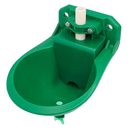 Bebederos AutomáTicos para Ovejas, Abrevaderos de Ganado con Orificios de Drenaje para Caballos, Ganado Vacuno, Ovejas, Cerdos y Perros Abrevaderos de Pastos, Verde