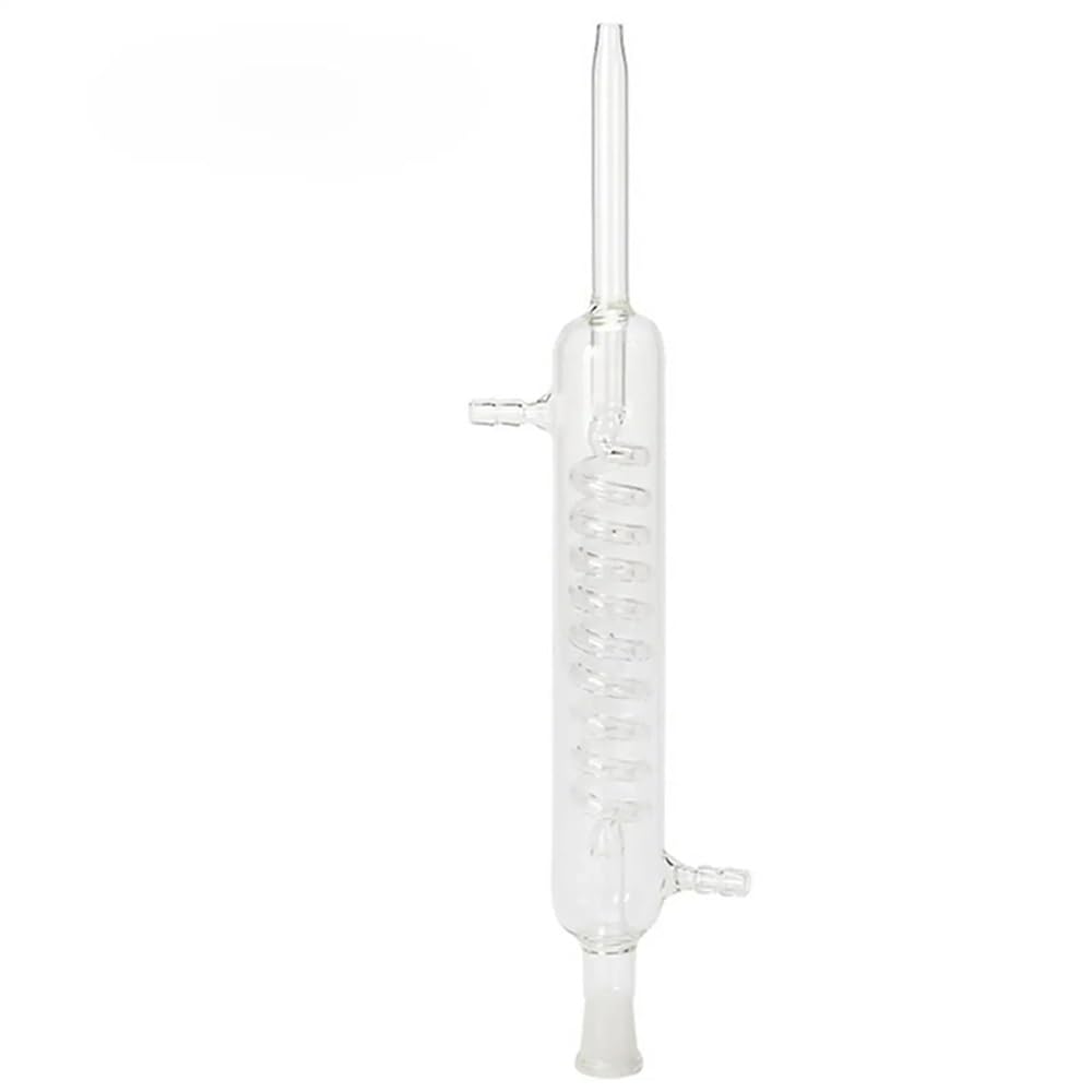 Cristalería de Laboratorio Matraz de fondo redondo de vidrio de borosilicato de 250 ml, 500 ml y 1000 ml con condensador de vidrio.(500ml)