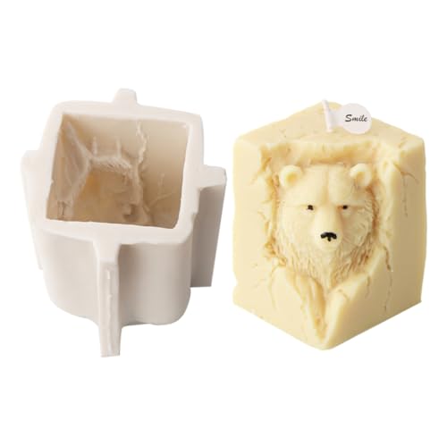 Lovely 3D Candle Mould 3D Aromatherapy Soap Moulds Plaster Silicone Mold