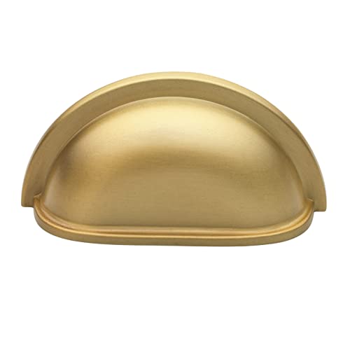 GlideRite 3" CC Satin Gold Classic Cupboard Bin Cabinet Pulls (Pack of 10) - 953-SG-10