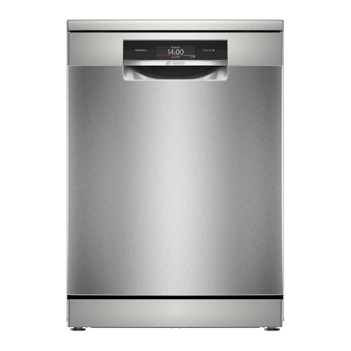 Bosch - Lavavajillas libre instalación, 60 cm. de ancho, Serie 8, Home Connect, PerfectDry, AquaStop, Acero, SMS8TCI04E