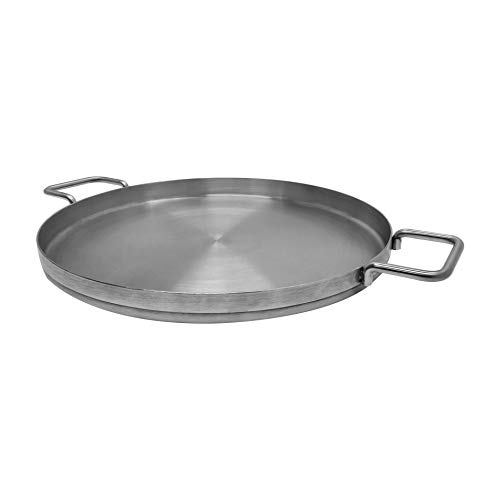Prolinemax Stainless Steel Flat Comal Griddle Pan Cookware 16 inch