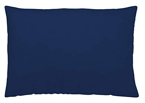 NATURALS Funda de Almohada Azul Marino 45x90 cm