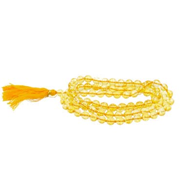 SS Gems And RudrakshaBuy Citrine Mala Price, Citrine Stone Mala Online, Yellow Mala, Citrine Beads Necklace Cost