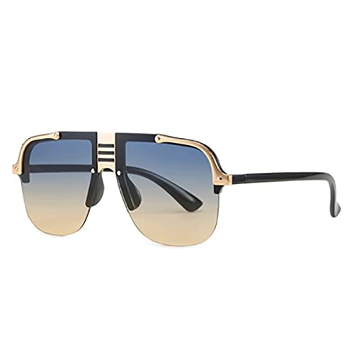 Lunettes de soleil homme grand cadre visière anti-éblouissement