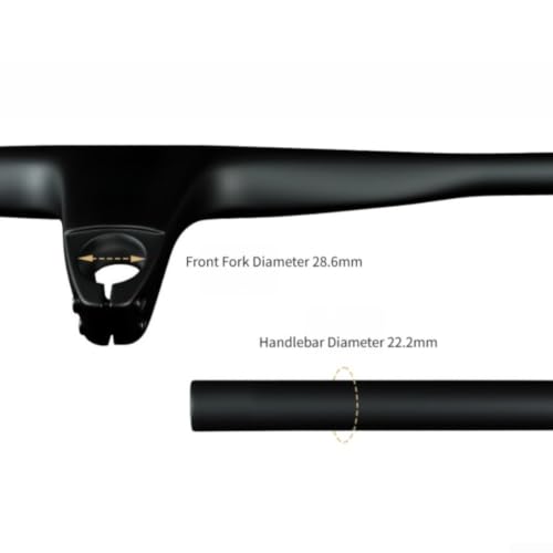 Manillar de carreras todoterreno para control en descensos Gravel T800 con kit de vástago de 90 mm 5