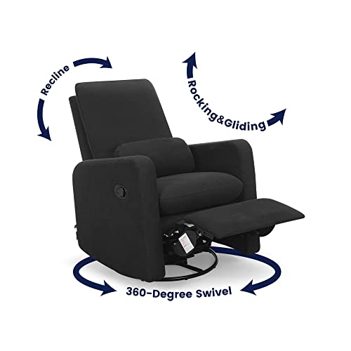 Sillón reclinable moderno negro miniatura 5