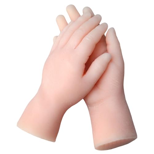 1 Pair Realistic Silicone Child Hand Fake Hand Model