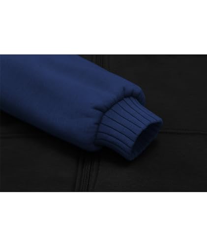 Image of GEEK LIGHTING Men's Fleece-Lined Zip Up Hoodie, Thick Hooded Jacket Winter Warm Athletic Sweatshirt