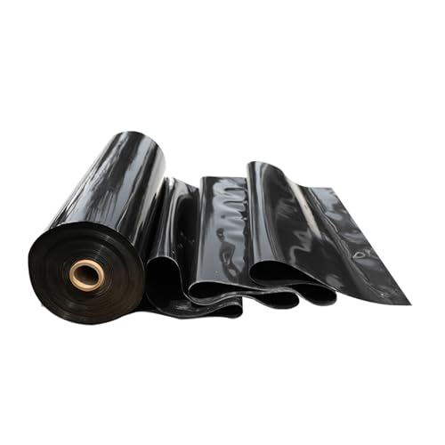 MFLCBK Telo per Laghetto Rivestimento per Laghetto Laghetto in Gomma HDPE 0.2mm Flessibile Rivestimento per Laghetti Piscine per Laghetti Laghetti Giardini Acquatici Fontane(Size:5x5m(Thick 20s))